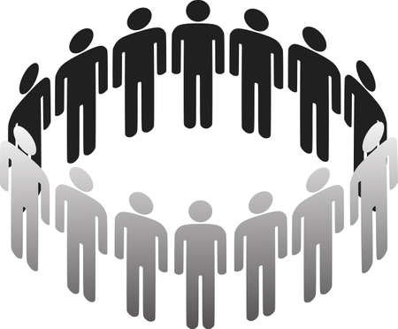 Teamworkのイラスト素材