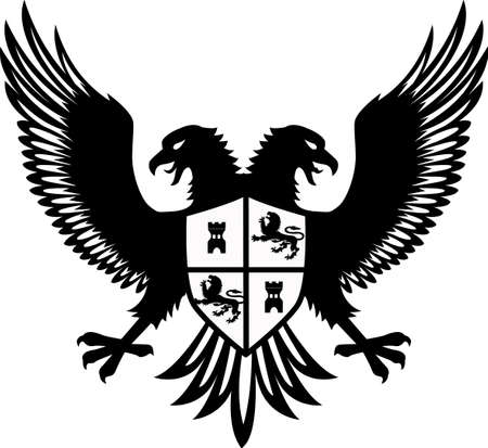 Heraldic eagleのイラスト素材
