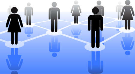 Connectionのイラスト素材