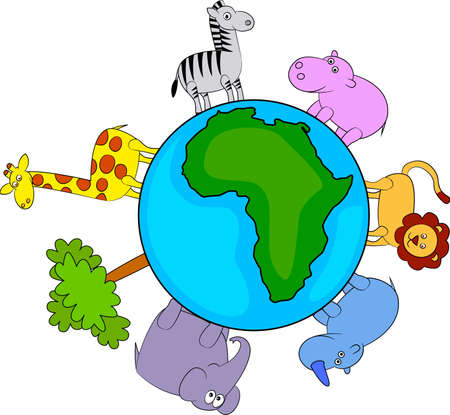 animal africaのイラスト素材