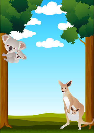 Aniimal australiaのイラスト素材