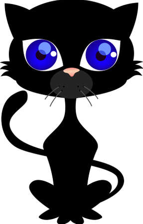 black catのイラスト素材