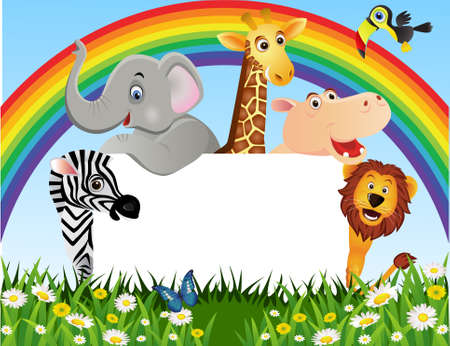 Animal cartoonのイラスト素材