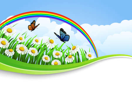 Nature backgroundのイラスト素材