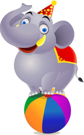 Elephant circussのイラスト素材