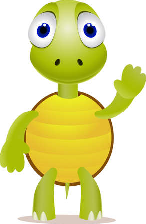 Cute turtleのイラスト素材
