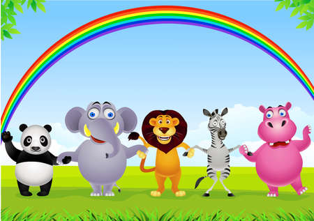 Animal cartoonのイラスト素材