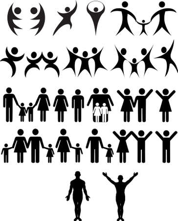 Human symbolのイラスト素材