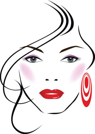Buautiful girlのイラスト素材