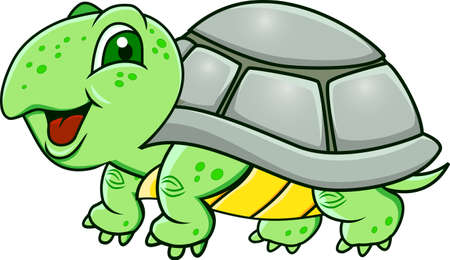 Turtle cartoonのイラスト素材