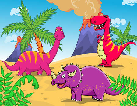 Dinosaur Cartoonのイラスト素材