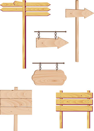Wooden signboardの写真素材