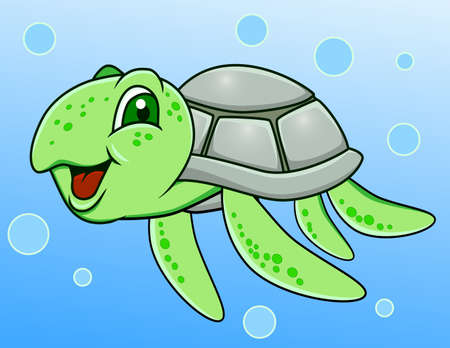 Turtle cartoonの写真素材
