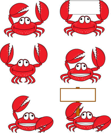 Funny crab cartoon の写真素材