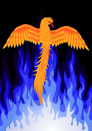 Phoenix birdのイラスト素材