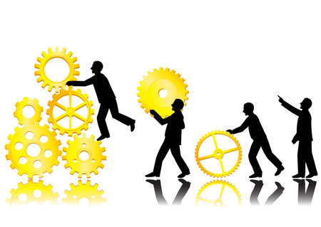 Team work concept のイラスト素材