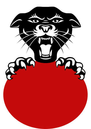 Black pantherのイラスト素材