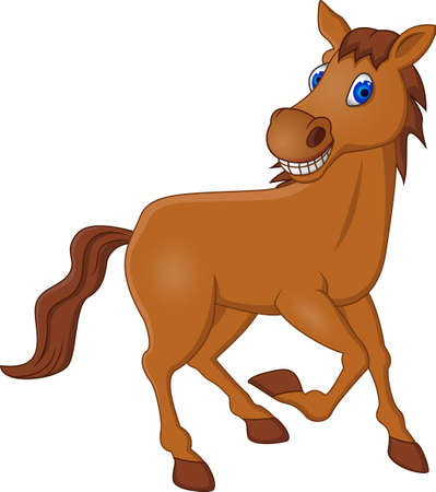 Horsec Cartoonのイラスト素材