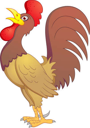 Rooster Cartoonのイラスト素材