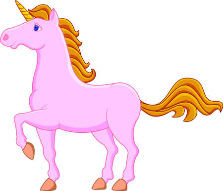 Pink unicornのイラスト素材