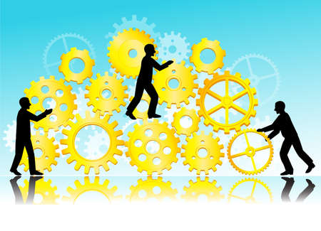 Business teamworkのイラスト素材