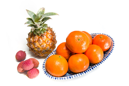 Tropical fruit full of flavor and vitaminsの写真素材