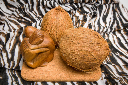 Coconut is an important component of nutrition in developing countriesの写真素材