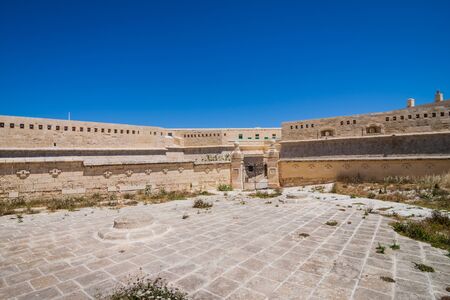 Old fortifications of Valletta on the Malta islandのeditorial素材