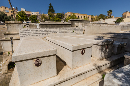 Jewish Cemetery at Synagogue in Fes Medina, Moroccoのeditorial素材