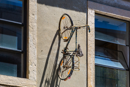 Lisbon, Portugal - May 20, 2917: The very popular Art Centrum LX Factory located under the Ponte 25 de Abril bridge in Lisbonのeditorial素材