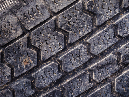 Environmental load: Wild landfill of old tires