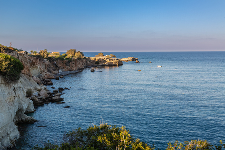 Coast of Sarantaris on the island of Crete, Greeceのeditorial素材