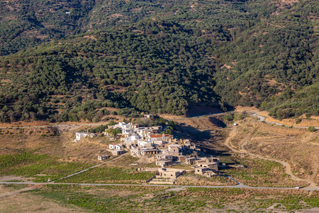 From the road to Potamias on the island of Crete, Greece.のeditorial素材