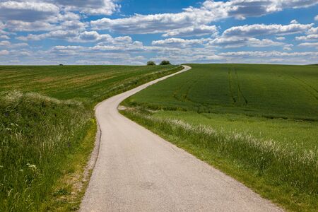Landscape around the town of Myjava, Slovakia