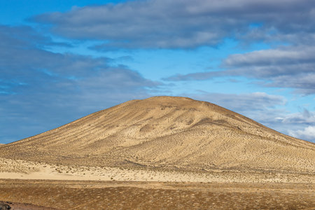 Land between Jandia and Costa Calma on the island of Fuerteventura in the Canary Islandsの写真素材