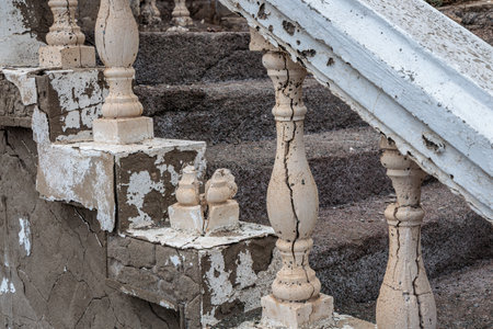 Stairs to the beach in San Borondon on Gran Canaria, Canary Islands, Spainの写真素材