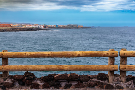 From Playa del Hombre beach on Gran Canaria, Canary Islands, Spain
