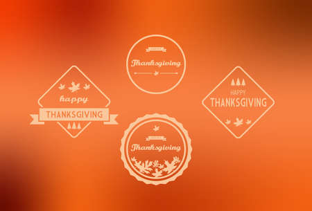 Happy Thanksgiving Banners vol.2のイラスト素材