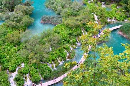 National Park Plitvice Lakes in Croatiaのeditorial素材