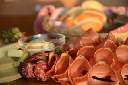 south tyrolean baconの写真素材