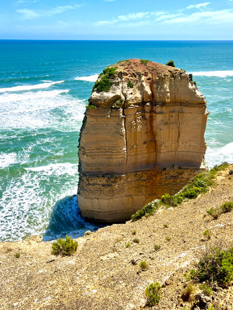 Rocks on the Great Ocean Roadの写真素材