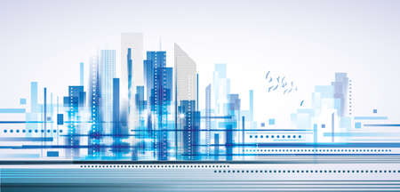 City Landscapeのイラスト素材