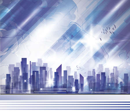 City Landscapeのイラスト素材