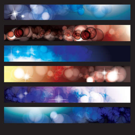 Abstract Background banner setのイラスト素材