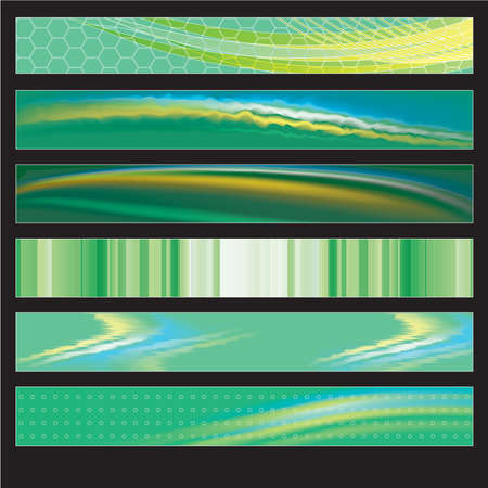 Abstract Background banner setのイラスト素材