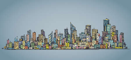 City landscapeのイラスト素材