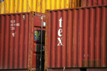 All sorts of color of the container