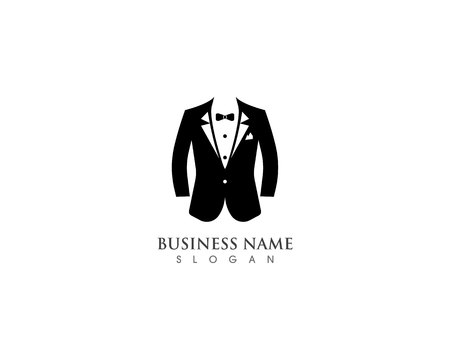 Tuxedo Man logo and symbol designのイラスト素材