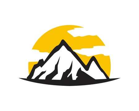 Mountain Logo icon Business Template Vectorのイラスト素材