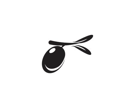 Olive oil logo vector illustration design templateのイラスト素材